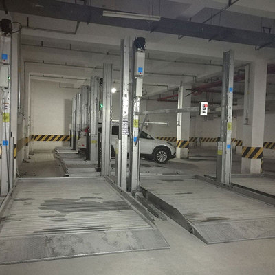 景東機械立體停車設(shè)備租賃 萊貝2柱立體停車庫過驗收